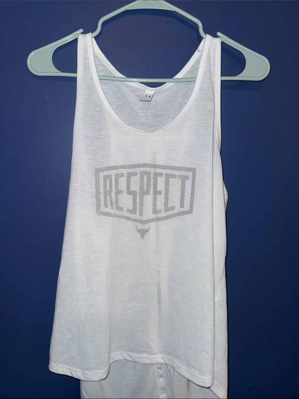 Under Armour White Graphic Tank Top